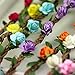 8pcs/pack Summer Fashion Womens Flower Headband Bohemia Bridal Headdress Hairband Styling Accessories For Women Ladies Girls