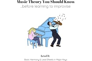 Music Theory You Should Know, Before Learning to Improvise: Level 1: Basic Harmony & Lead Sheets in Major Keys