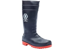 Blackrock Steel Toe Cap Wellingtons, Waterproof Safety Wellies, Steel Toe Cap Wellies, Knee High, Wide Calf Wellington Boots Mens Womens, Work Boots, Safety Boots, Warm Work Wellies, Fishing - Size 7