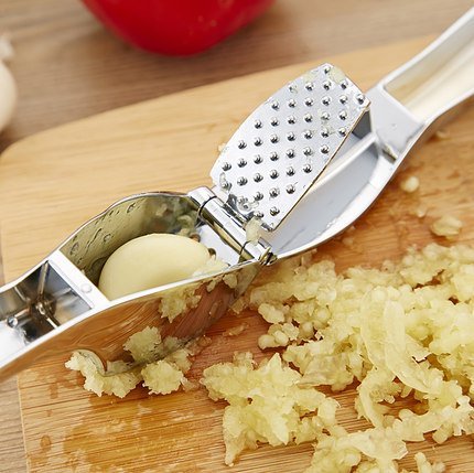 Keenest Knoblauchschneider Garlic Press häuslicher Knoblauch Crusher praktischer Küchenhelfer mit langer Verwendungsdauer für besseres Familienleben - 4
