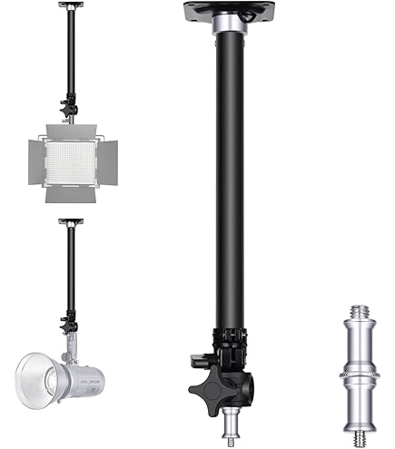 Supporto A Parete Regolabile Per Fotografia - Fino A 103cm, Con Filettatura 1/4 E 3/8