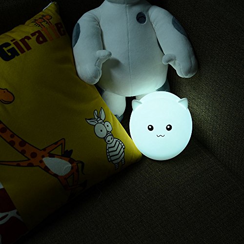 IDEALEBEN Wiederaufladbare LED Silikon Bunte Nachlicht 3 Licht Modus & Tap Steuerung Nachtlicht für Kinder Kinder Schlafzimmer Dekor - 7