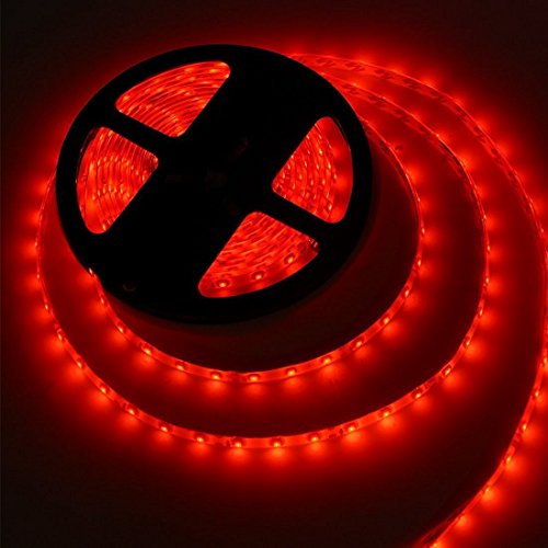 Striscia LED 300 LED SMD 5050 Rosso Luce Di Striscia Flessibile Impermeabile Del LED,Confezione da 16.4ft / 5m