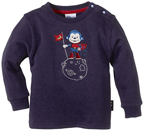 Eltern by Salt & Pepper Baby Boys 0-24m E Sweat Superhero Uni Plain Sweatshirt, Blue (Navy 451), 0-3 Months (Manufacturer size: 62)