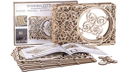 Puzzle 3D Mécanique Modèle en Bois Mechanical Picture by Wooden.City | Maquette mécanique à Construire en 3D