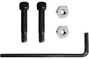 BULARIE Pellet Grill Auger Motor Shaft Nut & Bolt Kit Fit for Traeger, Pit Boss, Z-Grills, Rec Tec, Camp Chef AC Pellet Grill, Auger Motor Shear Pin for Wood Pellet Smoker Grills, Replace 74072 74073-2 Pack