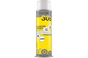 ‎CMS CLEANTEC GMBH CleanTEC 306 Silikonspray 500ml farblos, schmiert, pflegt, schützt Gummi-, Kunststoff-, Holz- und Metallteile (1)