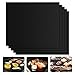 Produktbild Aolvo Grillmatte, 40 x 33 cm, antihaftbeschichtet, wiederverwendbar, Backmatte für Gas/Holzkohle/Elektro/Pellet Grill/Smoker/Ofen, FDA-genehmigt und spülmaschinenfest (2 Stück)