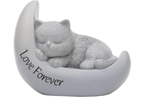SpeXyngial Cat Urn Resin - Serene Memorial for Beloved Cats | Pet Cremation Urn | Keepsake Pet Memorial