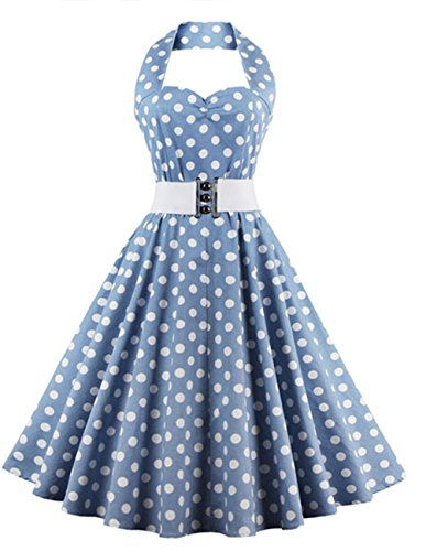 BU-Bauty -  Vestito  - Donna Light Blue M