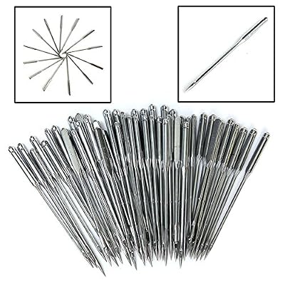 UIEEGPG 100 pcs Assortiment Maison Machine à Coudre Aiguilles Artisanales