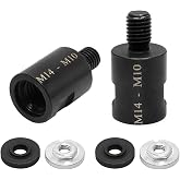 Aoyswuz 2 Pcs Angle Grinder Adapter M14 to M10 Female Thread Converter, M14 to M10 Grinder Adapter for Grinders and Tools