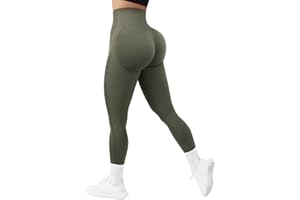 OMKAGI Women Scrunch Seamless Gym Leggings High Waist Yoga Pants Butt Lifting Workout Leggings