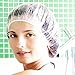 eBoot Disposable Shower Caps Plastic Bath Caps for Spa, Home Use, Hotel and Hair Salon, 50 Pieces Individually Wrapped (Clear)