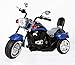 Price comparison product image RICCO TR1501 Kids 3 Wheel Chopper Trike Motorcycle Electric Ride on Motor Bike LED Lights and Music (BLUE)