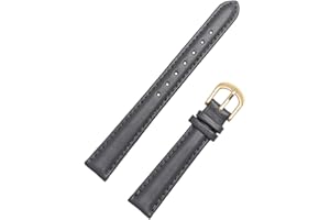 BEGISA 14/16/18/20mm femmes couleur unie en cuir véritable Bracelet de montre Bracelet doux peau amicale montres bande avec des outils d'installation