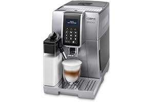 De'Longhi Dinamica ECAM350.75.S, Machine a Café Grain, Machine Expresso et Cappuccino, 1.8L, Argent