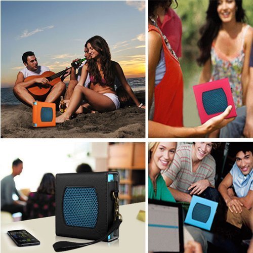 Fintie Bose SoundLink Colour I/II Bluetooth Lautsprecher Hülle Abdeckung – Hochwertiges Kunstleder Schutzhülle Tasche Case mit Abnehmbarem Band für Bose SoundLink Colour I/II Bluetooth Lautsprecher, Liebesbaum - 5