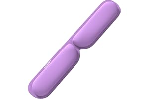 TECKNET Keyboard Wrist Rest Mouse Pad, Non-Slip Ergonomic Keyboard Wrist Support with Comfortable Memory Foam for Gaming, Office, Laptop, Computer（Purple）