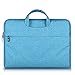 Price comparison product image 15 Inch Sleeve Laptop Case, elecfan Women Handbag Men's Business Briefcase Notebook Carrying Case with Acccessories Pocket for Apple MacBook Air/Pro 15" 15.4" Samsung Tab Chromebook Ultrabook - Blue