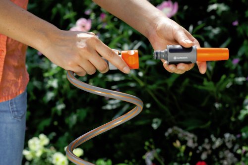 Gardena 8253-20 Schlauchbox Pipeline; mit Spiralschlauch; wird im Boden installiert; Wasserstop am Ende des Spiralschlauchs (Zur Reinigung oder Bewässerung; 1″ Außengewinde; Schlauchlänge: 10m) - 5