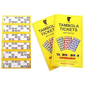 buy tambola bingo tambola tickets yellow border online at low prices