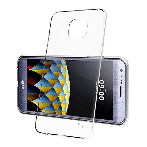 LG X Cam Funda  iVoler TPU Silicona Case Cover Dura Parachoques Carcasa Funda Bumper para LG X Cam   Ultra-delgado   Shock-Absorci  n   Anti-Ara  azos   Transparente - Garant  a Incondicional de 18 Meses