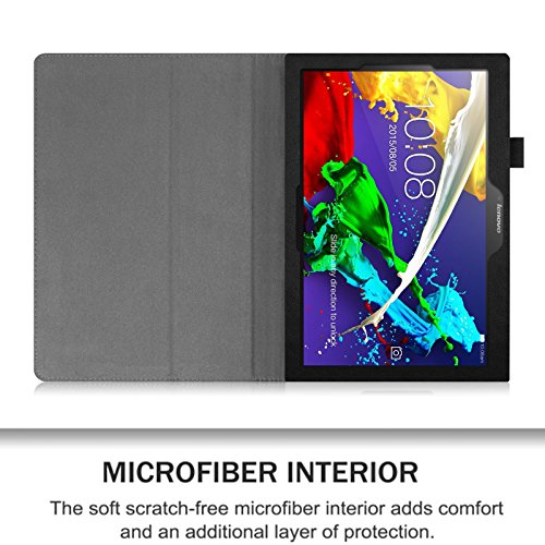 Fintie Lenovo Tab 2 A10-30 / Tab 2 A10-70 / Tab 3 10 Plus Hülle Case – Folio Kunstleder Schutzhülle Tasche Etui mit Auto Schlaf / Wach Funktion für Lenovo Tab 2 A10-30 / A10-30L / A10-30F / Tab 2 A10-70 / A10-70L / A10-70F / TAB3 10 Plus / Tab 3 10 Business 10,1 Zoll Tablet, Liebesbaum - 3