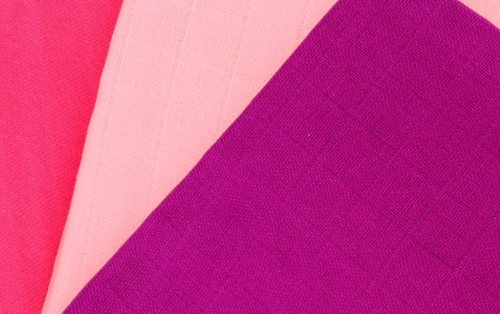 divata Mini-Mulltücher/Mullwaschlappen – 6er Set Beere 37×37 – kleine farbige Spucktücher aus 100% Baumwolle, Oeko-Tex-Zertifiziert - 7