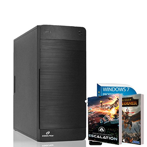 AGANDO Silent Allround & Business PC | Intel Core i7 4790 4x 3.6GHz | Turbo 4.0GHz | Intel HD Grafik 1.7GB | 8GB RAM | 120GB SSD | 1000GB HDD | DVD-RW | USB3.0 | WLAN | Win7Pro | 36 Monate Garantie | Computer für Multimedia, Gaming, Büro/Office