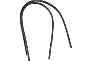 asdfwe 2 PCS D'essuie-Glace Universel Caoutchouc D'essuie-Glace De Remplacement De Bande U Shape Pluie Fit Plus Universelle Avant Arrière De Voiture Essuie-Glaces