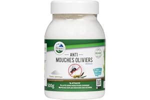 TERRA NOSTRA - Traitement Naturel Mouche Des Oliviers Phosphate Diammonique - Flacon 500g - Lutte Sans Insecticide Chimique - Utilisable en Agriculture Biologique - Fabriqué en France