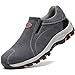 Produktbild Sommer Sicherheitsschuhe Damen Herren Sportlich Trekking Wanderhalbschuhe S3 Stahlkappe Arbeitsschuhe Hiking Schuhe Rutschfest Verbrühungshemmend Atmungsaktiv Schutzschuhe,Gray,EU40