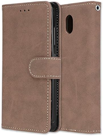 Lenovo P2 Case cream Matte Wallet Magnetic Closure Stand Phone Flip Cover For Lenovo P2 With One Gift