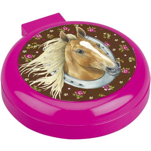 Preisvergleich Produktbild Spiegelburg 90336 Taschenbürste mit Spiegel Pferdefreunde