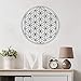 Produktbild WWYJN Seed Flower of Life Wall Decal Art Decor Sticker Sacred Geometry Vinyl Movable Wall Decals Mural Home Room Decoration Blue 38x38 cm