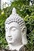 Produktbild Tinas Collection Buddha Kopf wetterfest in weiß, 54 cm groß