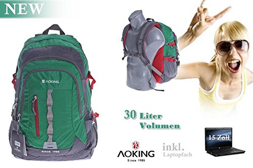 Multifunktionsrucksack 1-A Verarbeitung „sehr hohe Qualität“ / Rucksack / Schule Arbeit & Freizeit / Bag A / 4 Outdoor Schulrucksack Sport - 2