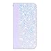 Price comparison product image ZCXG iPhone 7 Plus iPhone 8 Plus Case Glitter White Leather Wallet Case Cards Holder Phone Case Luxury Glitter Sparkle Bling Designer Case Slim Fit Shockproof Case Magnetic Closure Cover Folio Flip