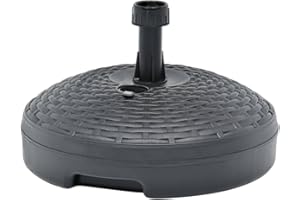 VIDAXL Ipae-Progarden Antracita Base SOMBRILLA Ratan 20 Lt