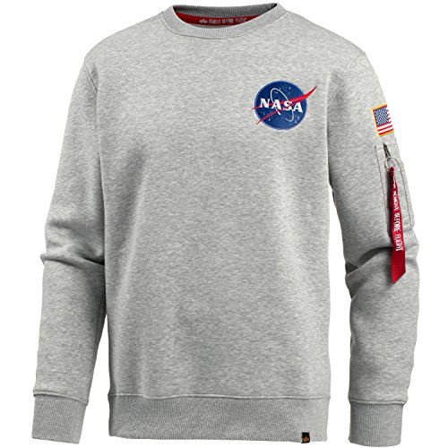 Alpha Industries Space Shuttle Sweater grey hthr