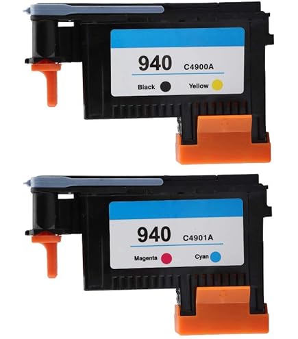 Sostituzione Della Testina Di Stampa, Accessori Per Stampante 3D Della Testina Di Stampa Richiedi 940 C4900A C4901A Per La Serie 8000 8500(Nero E Giallo Rosso E Blu - Foto 11