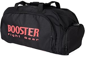 Booster Fightgear Hybrid Sporttasche B-Force Schwarz/Rot - Hybrid Sporttasche Trainingstasche Gym Tasche für Kampfsport Fitness Boxen Muay Thai