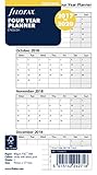 6 agujeros Filofax 000017 - 68403 Personal 4 Año planificador Inglés 2017 - 2020, calendario y organizador