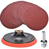 Cırt Zımpara Seti + Matkap Aparatı 115 mm 20 Par&ccedil;a Avu&ccedil; İ&ccedil;i Taşlama Spiral Set
