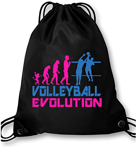 Preisvergleich Produktbild EZYshirt Volleyball Evolution Turnbeutel