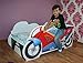 TODDLER CHILDREN KIDS BED INCLUDING MATTRESS MOTORCYCLE (140x70)