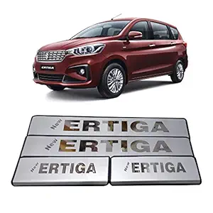 AutoPop Stainless Steel Non-LED Footstep Door Sill Plate for Maruti Suzuki Ertiga 2018