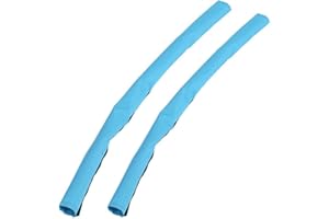 KFZR Baby Pushchair Strap Covers Grip Protector Buggy Replacement Handrail Hand Glove Infant Toddler Pram Bumper Stroller Bar Handle Sleeve (2 Pcs Blue)