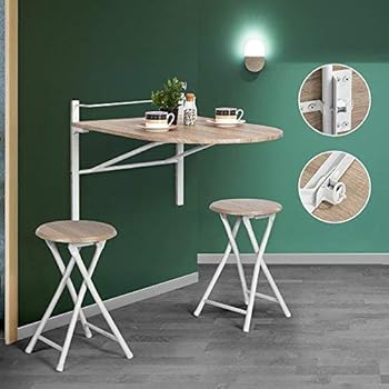 Amazon.de: COSTWAY Klapptisch Holz, Esstisch klappbar, Küchentisch